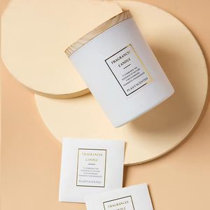 Bocaux à bougies en verre ambré givré <span class=keywords><strong>MaoYa</strong></span> de 7 oz avec couvercles, contenants vides en vrac pour l'artisanat et le stockage, recyclables - Product Image 3