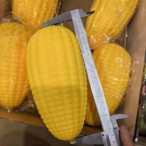 Jouets Squishy géants en forme de maïs de 18 cm, en TPR souple avec rembourrage en farine, jouets sensoriels à presser anti-stress, Squishy géants - Product Image 2