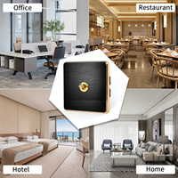 Interrupteur mural tactile Touchmi EU/UK en aluminium, 1/2/3 gangs, 1 voie, style rétro de luxe, pour usages multiples
