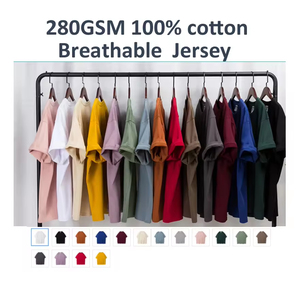 Mens Fashion BlankT Shirts Oversize Drop Shoulder100% Cotton T-shirt Customized Logo Heavyweight t Shirts - Product Image 3