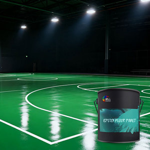 <span class=keywords><strong>Pintura</strong></span> epoxi impermeable duradera de alto brillo Huayun <span class=keywords><strong>para</strong></span> <span class=keywords><strong>canchas</strong></span> de baloncesto y revestimiento de pisos deportivos - Product Image 1