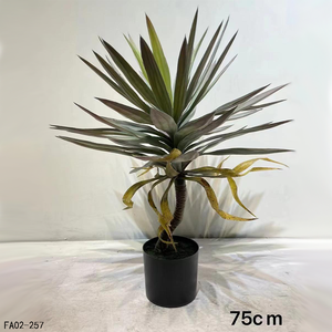 Decoración de la sala de estar del hogar con bonsái de árbol de sisal artificial decoración de plantas falsas de imitación <span class=keywords><strong>Agave</strong></span> artificial con bonsái en maceta - Product Image 3