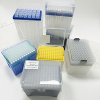 Embouts de micropipette universels en PP de qualité médicale 10ul 20ul 50ul 100ul 200ul 300ul 1000ul 5ml 10ml certifiés ISO/CE, durée de vie 3 ans