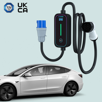 Bluesky Ac Ev Portable Charger Station Adjustable Level 1 3.5kw 16A Portable Ev Charger Type 2 GBT Fast Car Charging Station