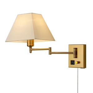 Uzantı-tipi duvar ışık davul gölge duvar aplik başucu oturma odası için siyah Metal duvar lambası - Product Image 2