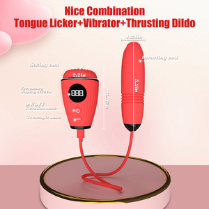 Tongue Licking <b>Vibrator</b> for Women-G-Spot & Clitoral Stimulator with 9 Frequencies Silicone+ABS USB Rechargeable Love for Sex Toy - Product Image 5