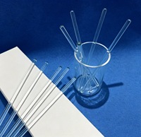 Barre de verre de quartz solide de qualité optique, tige de silice fondue découpée avec précision pour le traitement des lentilles
