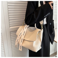 Sac à main chic et tendance pour femme, grande capacité, fermeture à rabat, multi-occasions, sac à bandoulière, sacs fourre-tout, sacs à main de luxe pour femmes