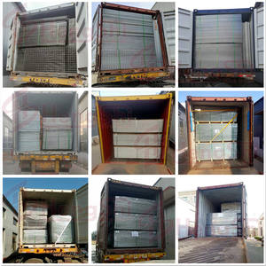 Inşaat ve endüstriyel kullanım için galvanizli çelik kaynaklı tel örgü Panel kare delik - Product Image 5