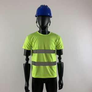 चिंतनशील त्वरित-सूखी टी-शर्ट निर्माण सुरक्षा कपड़े छोटे आस्तीन साइकिल विज्ञापन काम - Product Image 1