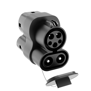 อะแดปเตอร์สำหรับ CCS2 CCS1อะแดปเตอร์สำหรับชาร์จไฟ DC AC EV อะแดปเตอร์ประเภท1เป็นอะแดปเตอร์ชาร์จแบบ2 - Product Image 4