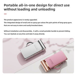 Vaporizador Facial Portátil Nano Mist, Atomización de Microagujeros de 0.4mm, Pulverizador de Esencia de 25μm, Dispositivo de Belleza Recargable por USB - Product Image 6