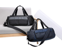 Bolsa de Viaje Deportiva Unisex, Impermeable, de Poliéster, con Cierre, Asa Suave, Plegable y Espaciosa, para Fitness y Actividades al Aire Libre