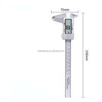 150mm LCD Digital Electronic Carbon Fiber Gauge Micrometer Measuring Tool Digital Tools High Strength Digital Display Vernier