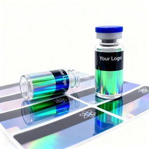 カスタムPharma Labs医学ラベルホログラムPharma使用3ml 10mlバイアルステッカーペプチドバイアルラベルとボックス - Product Image 1
