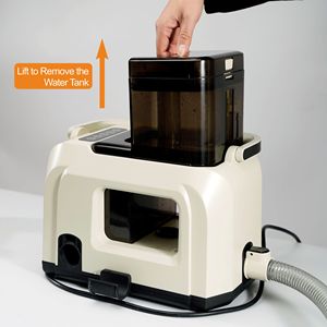 Mesin Pembersih Karpet Listrik Portabel Multi Basah Kering 3 Bar Uap Pemanasan 30 Detik Tangki 1.4L untuk Sofa Hotel Penggunaan Luar Ruangan - Product Image 6