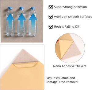 Panneaux muraux acoustiques 3D en feutre, alternative au panneau en liège, avec des languettes adhésives de 60*60 cm pour studio d'enregistrement - Product Image 4