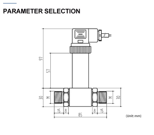 Cảm biến áp suất khác biệt RS485 modbus 4-20 ma 0-10V Đầu Ra <span class=keywords><strong>Analog</strong></span> kỹ thuật số - Product Image 6