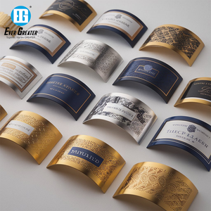 Luxury Metal <strong>Labels</strong> Premium Look and Feel Waterproof and Scratch-Resistant Wine <strong>Labels</strong> - Product Image 6
