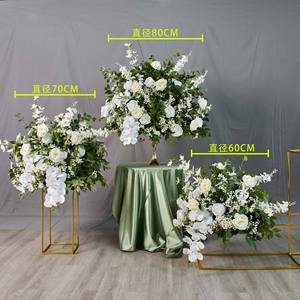 Fiore di stella di Natale bianco, fiore artificiale, <span class=keywords><strong>bron</strong></span> da tavola, 40Cm, centrotavola per matrimonio Dibei, centrotavola per torta nuziale - Product Image 3