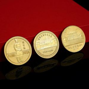 Gold Silver Commemorative Coins Enamel Souvenir Zinc Alloy Metal Coin Custom 3D <b>Brass</b> Metal Engraved Challenge Coin - Product Image 3