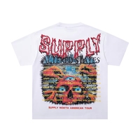 Kaos Pria Grosir Model Terbaru Desainer Ternama, Lengan Pendek, Motif Gothic, Cetak, SUPPLY