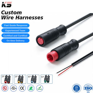 Cable de Extensión para Motor de Bicicleta Eléctrica, Conector Higo de 2, 3, 4, 6, 7, 8 Pines, Conector de 5 Pines IP67 - Product Image 1