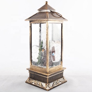 Offre Spéciale lumières acryliques led décoration lanterne ornements <span class=keywords><strong>de</strong></span> <span class=keywords><strong>noël</strong></span> avec scène d'hiver à l'intérieur - Product Image 2