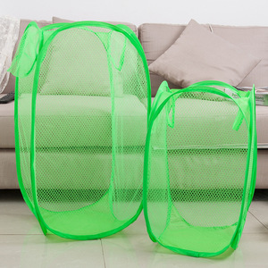 Cesto per Bucato Pieghevole in Rete, Portatile, Grande Capacità, per Uso Domestico - Product Image 2