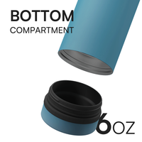 Nouveau design Bouteille d'eau en acier inoxydable 32 oz 2-en-1 avec compartiment Bouteille d'eau isolée à double paroi avec étui de rangement