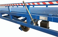 8T 10T rampe de chargement de fret pont d'embarquement mobile conteneur terminal niveleur camion/chariot élévateur quai rampe de déchargement
