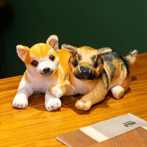 Venta caliente de fábrica lindo cachorro 20cm blanco gris dálmata perro juguete realista cojín de felpa Super suave Material de felpa PP algodón - Product Image 2