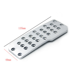 Alfombrilla de Aluminio para Piso de Auto Auso-Racing, para Transmisión Manual y Automática, Antideslizante, para Honda Civic y Fit - Product Image 3