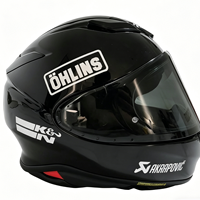 Autocollant de transfert UV DTF personnalisé pour casque de sécurité, casque de moto, casque de chantier, décalcomanie personnalisée avec logo découpé