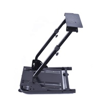Support de volant de course Sim avec chaise de jeu fixe pour simulateur de course Thrustmaster Support de volant pliable inclinable et réglable