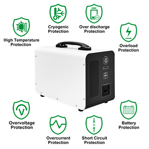 ポータブル発電所Lifepo4 3.2V 1000Whソーラー家庭用発電機UPSバックアップ電源 - Product Image 2
