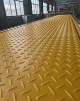 Leichte Bodenschutzmatten Temporäre Fahrwegplatten HDPE-Bodenplatten Mit Verriegelung