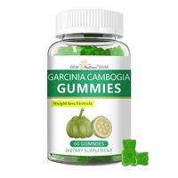 Gummies de Garcinia Cambogia OEM/ODM pour un ventre plat, brûle-graisse, produit de beauté pour adultes - Non destiné aux femmes enceintes, 60 unités