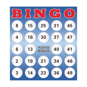 Nuevo Juego de Bingo Familiar 2025 con Impresión Digital Personalizada, Tarjetas de Bingo de Cartón, Boletos de Bingo con Tirador - Product Image 3