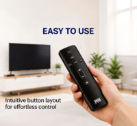 Télécommande sans fil BLE pour PC portable, 8 boutons, noire, garantie de qualité, fonctionnement facile et pratique, pour système de maison intelligente