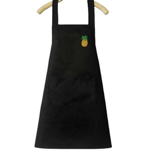 Tablier de cuisine imperméable et résistant à l'huile pour femmes et hommes, tablier de femme de ménage, motif arc-en-ciel mignon avec poche - Product Image 4