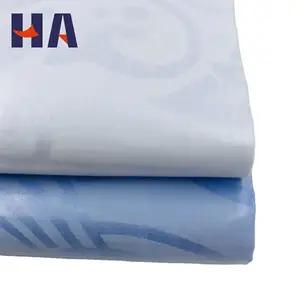 Hi-ana fabric2 thương mại đảm bảo nhà máy Nhà cung cấp bazin Riche Châu Phi quần áo tùy chỉnh dệt Jacquard thổ cẩm vải in