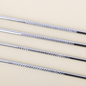 Kit d'outils de beauté pour le visage en acier inoxydable à double extrémité pour l'élimination des points noirs, 4 pièces, en boîte - Product Image 3