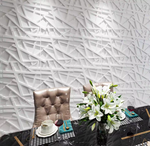 Paneles Decorativos 3D en Relieve de PVC Impermeables, Geométricos Modernos para Hoteles, Adhesivos para Paredes Interiores, Revestimiento, Decoración - Product Image 2