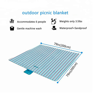 Personalizado grande plegable impermeable manta <span class=keywords><strong>de</strong></span> picnic mat <span class=keywords><strong>camping</strong></span> al aire libre alfombra <span class=keywords><strong>de</strong></span> picnic - Product Image 3
