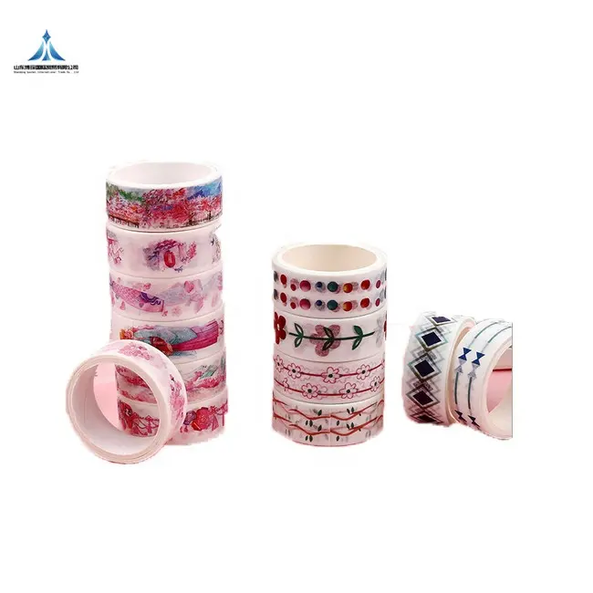 Gift Package Sticker Washi Tape Set Cute Cartoon Paper Tapes For Journal Scrapbooking DIY Deco Kawaii Masking Tapes