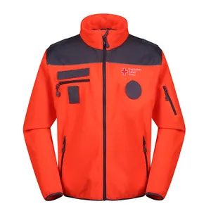 PPE orange polyester oxford fleece mens winter jackets