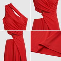 Robes de soirée sur mesure SHENGFU – Nouvelle collection Printemps 2026 – Robe de bal longue en satin avec col montant, dos nu et respirante