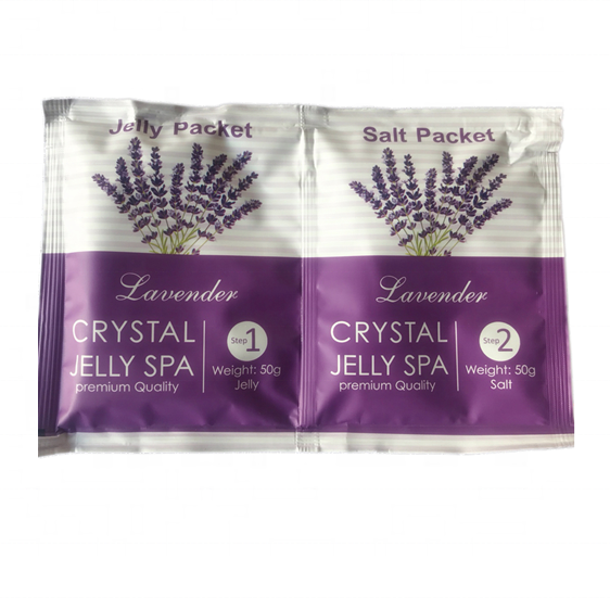 Педикюрные пакеты с лавандовым желе для спа-процедур для ног