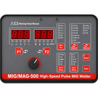 Soldadora MIG MAG de Doble Pulso de Alta Velocidad 500A, Máquina de Soldadura Industrial para Fabricación de Metales, Aleaciones de Aluminio y Acero Inoxidable